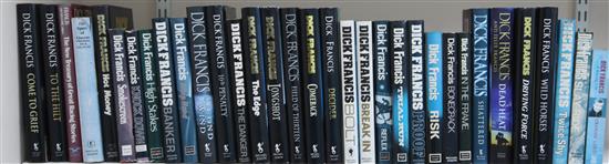 Francis, Dick - A collection of 32 novels, all with d.j.s, see website for titles and dates